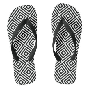 Streifen-Muster Flip Flops