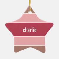 Streifen Muster individuelle Name