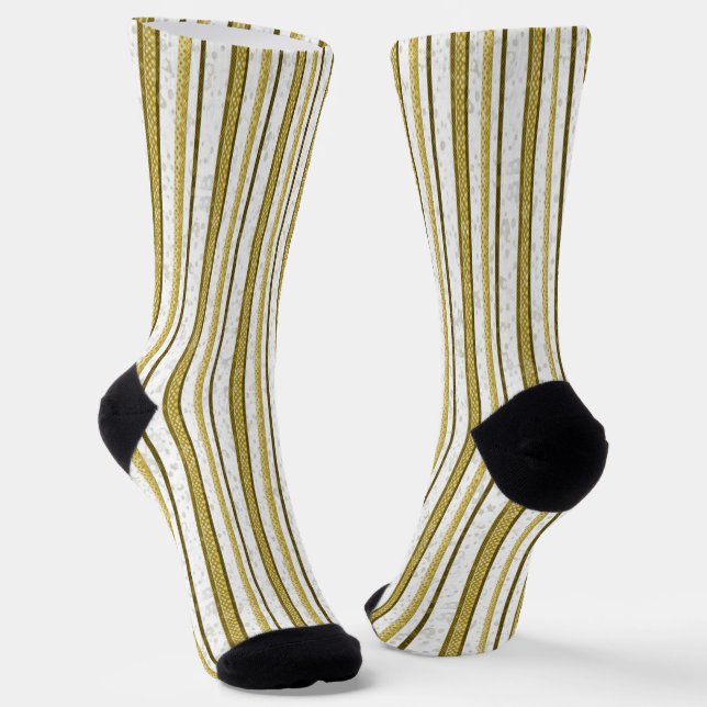 Streifen-Muster Socken (Gewinkelt)