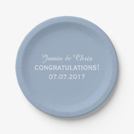 Streifen Muster Teller für Hochzeitspapiere