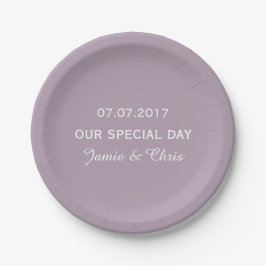 Streifen Muster Teller für Hochzeitspapiere