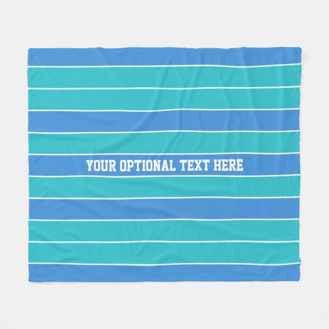 Streifen Muster Vliesdecke Fleecedecke (Vorderseite (Horizontal))