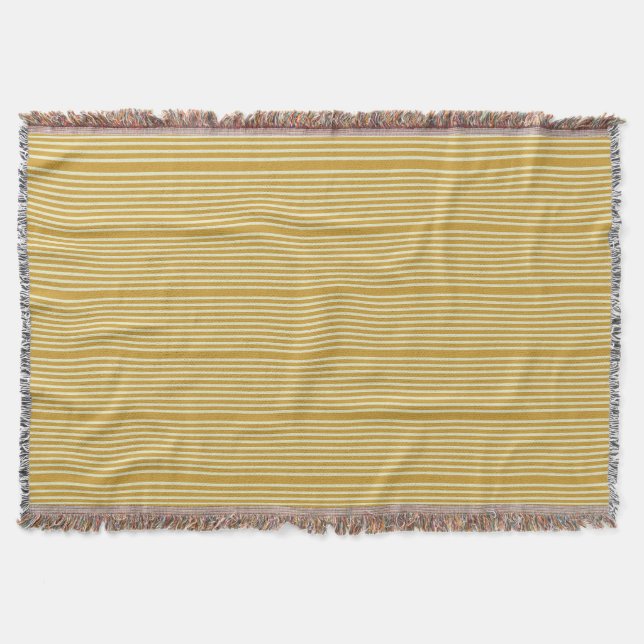 Streifen Naturfarben Gelb-Ocker, blassgrün Decke (Vorderseite)