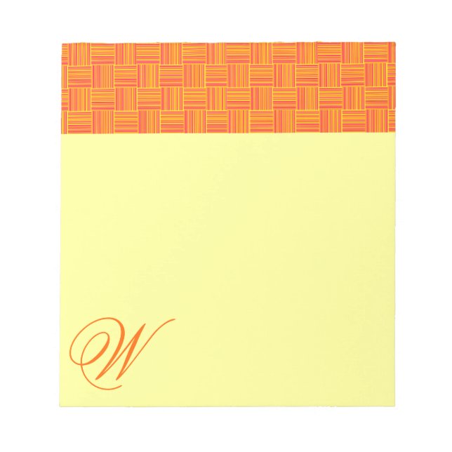 Streifen Notizblock (Vorderseite)