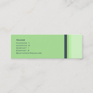 Streifen Nr. 0037- Mini Visitenkarte