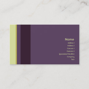 Streifen Nr. 0106- Visitenkarte