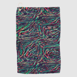 Streifen oder Schleifen, die durch ein Verdrillen  Golfhandtuch