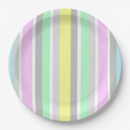 Streifen Pappteller