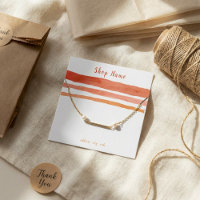 Streifen quadratische Halskette oder Armband-Grafi