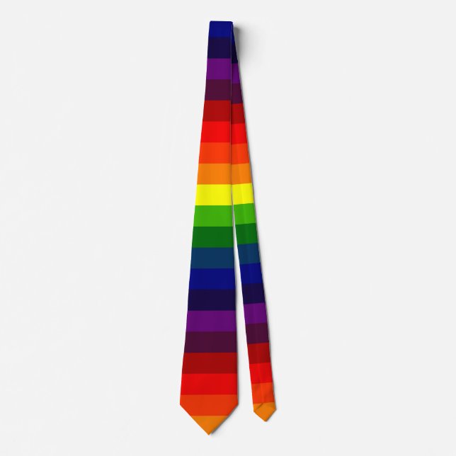 STREIFEN - REGENBOGEN ~.JPG KRAWATTE (Vorderseite)
