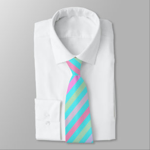 Streifen, rosa, grün krawatte