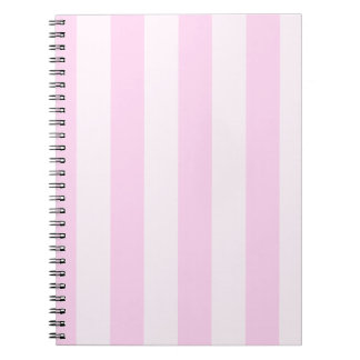 Streifen - rosa und hellrosa notizblock