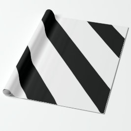 Streifen (schwarz und weiß) | Diagonal) Jede benut Geschenkpapier