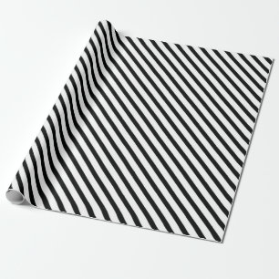 Streifen (schwarz und weiß) Diagonal) Jede benut Geschenkpapier