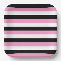 Streifen schwarz, weiß und rosa