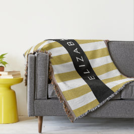 Streifen, Streifen, Linien, Ihr Name Decke