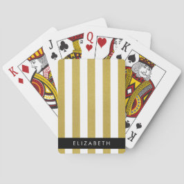Streifen, Streifen, Linien, Ihr Name Spielkarten