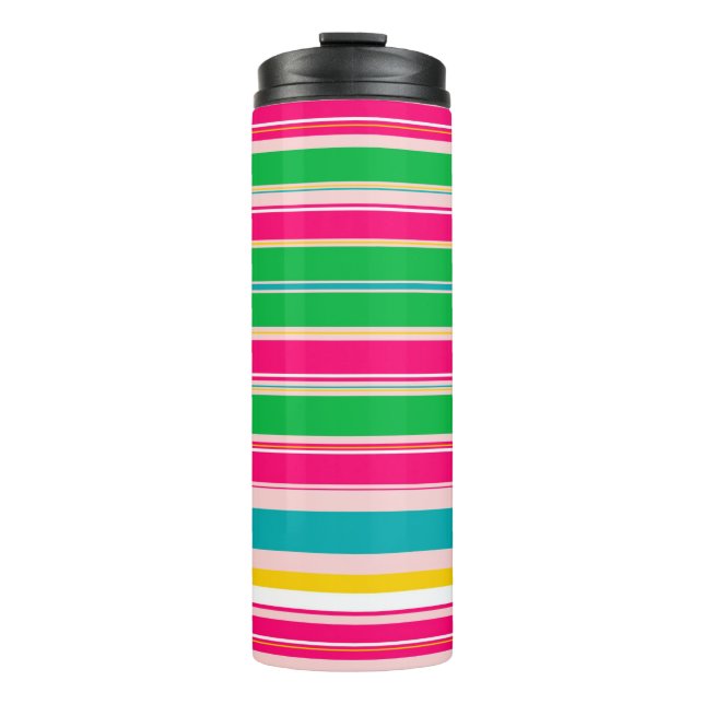Streifen Thermosbecher (Vorderseite)