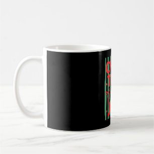 Streifen tropischer Sommer Weihnachten im Juli Mäd Kaffeetasse