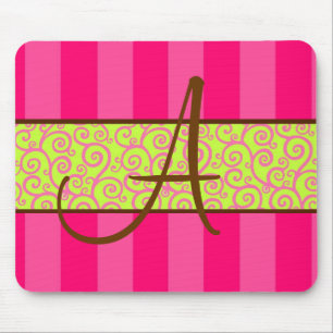 Streifen u. Strudel Mousepad