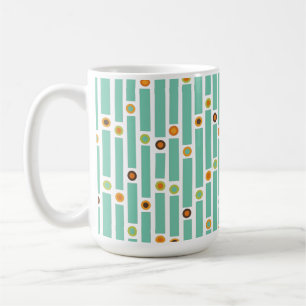 Streifen und Kreise Kaffeetasse