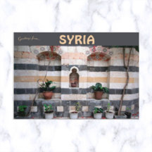 Streifen und Pflanze in Damaskus - Syrien