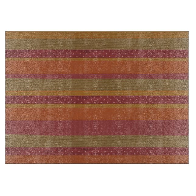 Streifen und Polka-Punkte Schneidebrett (Vorderseite)