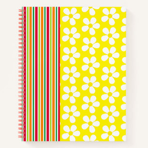 Streifen und Spiralfolien Notizbuch