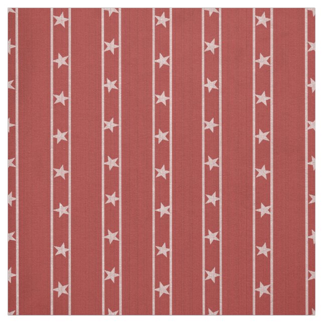 Streifen und Sterne rot Stoff (Muster)