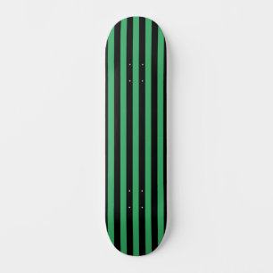 Streifen Vertikal grün und schwarz Skateboard