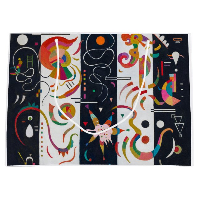 Streifen, Wassily Kandinsky Große Geschenktüte (Vorderseite)