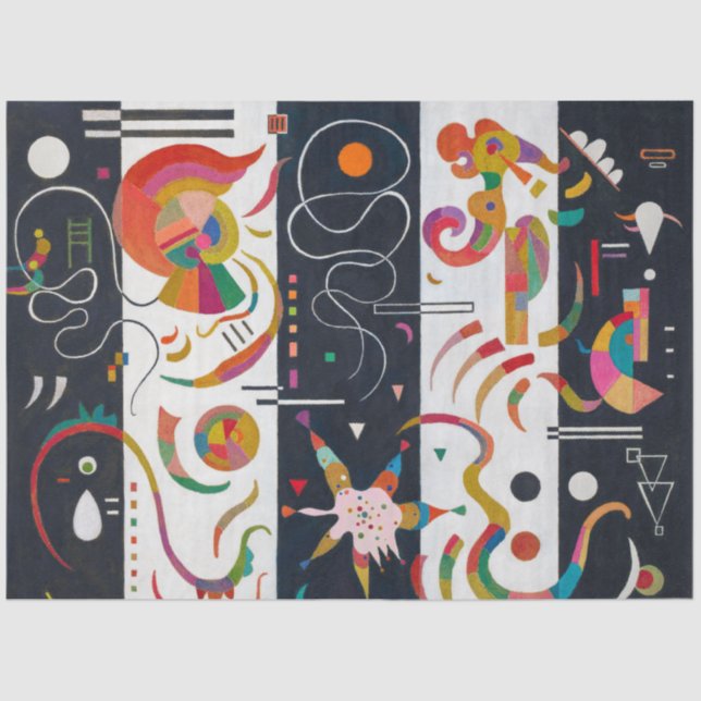 Streifen, Wassily Kandinsky Seidenpapier (Vorderseite)