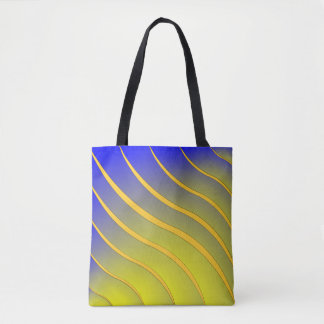 Streifen-Welle Tasche