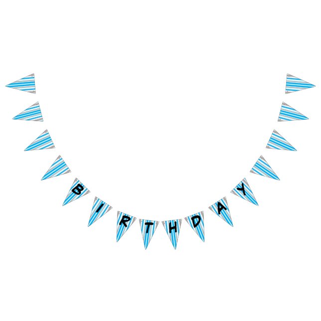 Streifen Wimpelkette (Alle)