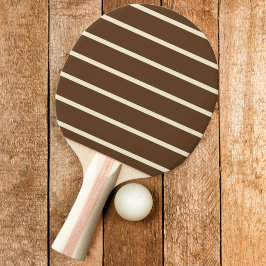 Streifenfarbe Tiefwald Braune Farbe Tischtennis Schläger