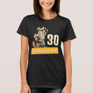 Streifenhörnchen-Geburtstagskerzen T-Shirt