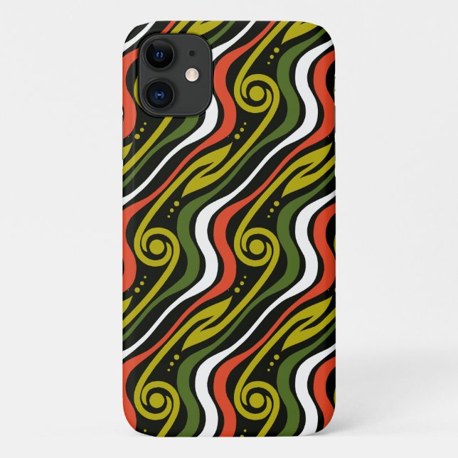 Streifenmuster Case-Mate iPhone Hülle (Rückseite)