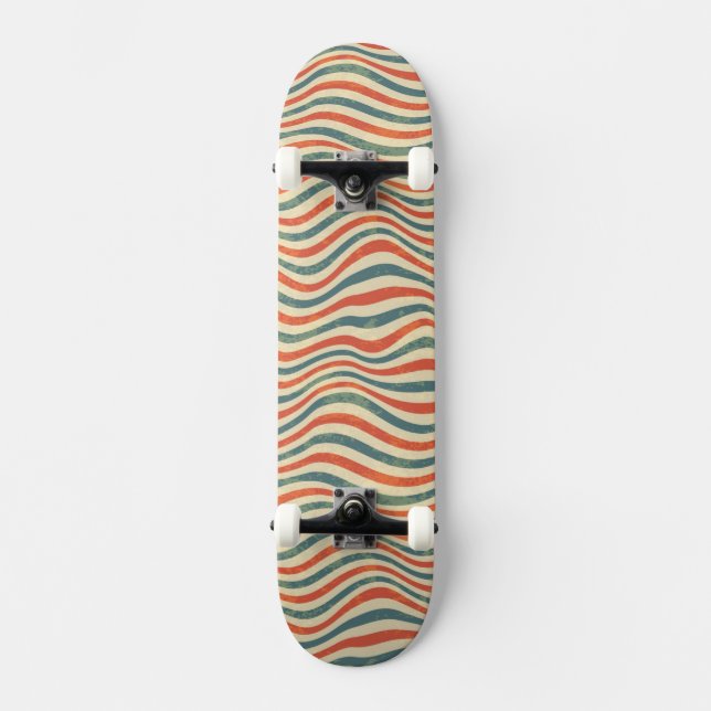 Streifenmuster Skateboard (Vorderseite)