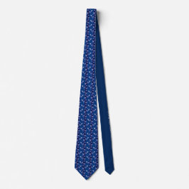 Streifenmuster Trauzeuge Navy Blue Floral Liberty Krawatte
