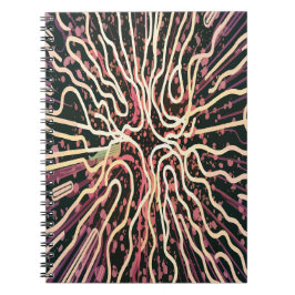 Streifenstruktur Notizblock