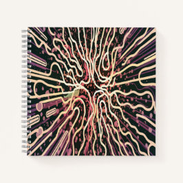 Streifenstruktur Notizbuch