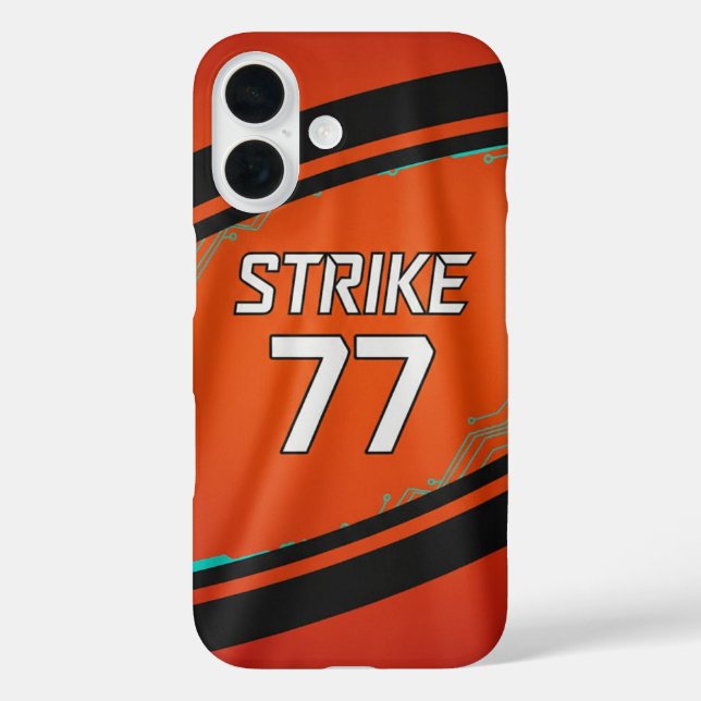 Streik 77 iPhone 16 hülle (Rückseite)
