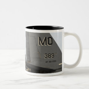 Streik Eagles der US-Luftwaffe-F-15E Zweifarbige Tasse