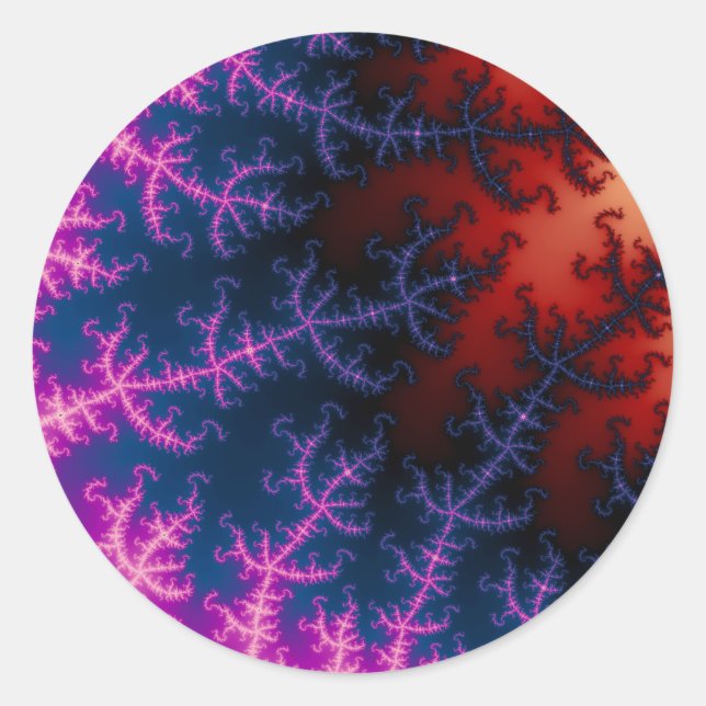 Streik Runder Aufkleber (Vorderseite)