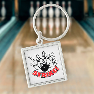 Streike - 10-Button-Bowling Schlüsselanhänger