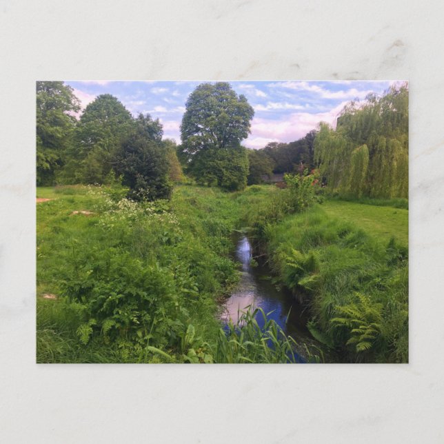 Streit durch die Blarney-Landschaft Postkarte (Vorderseite)