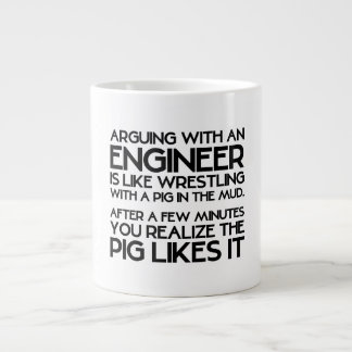Streiten mit Ingenieur-lustige Geschenkidee Tasse