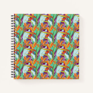 Strelitzia Pattern Notizbuch