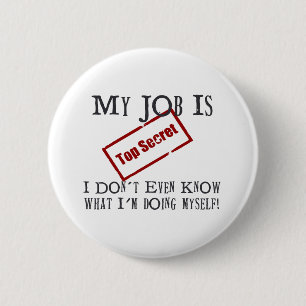 Streng geheim! button