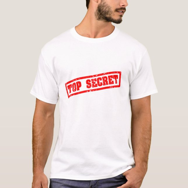 STRENG GEHEIM T-Shirt (Vorderseite)